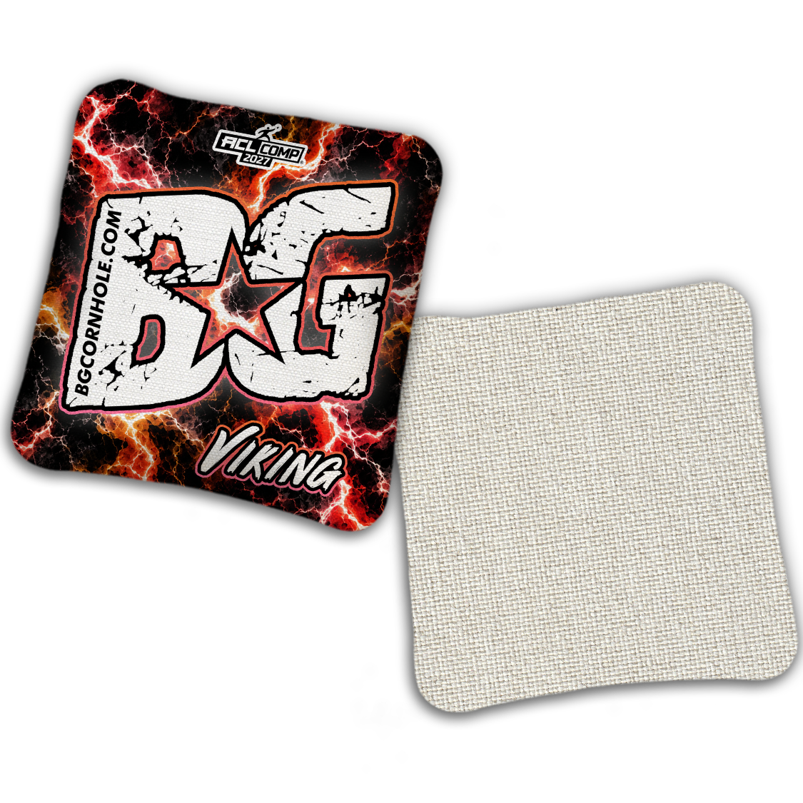 2027 BG Multiple Bag Models - "Electricity" - ACL Comp Stamped Cornhole Bags - SET OF 4 BAGS