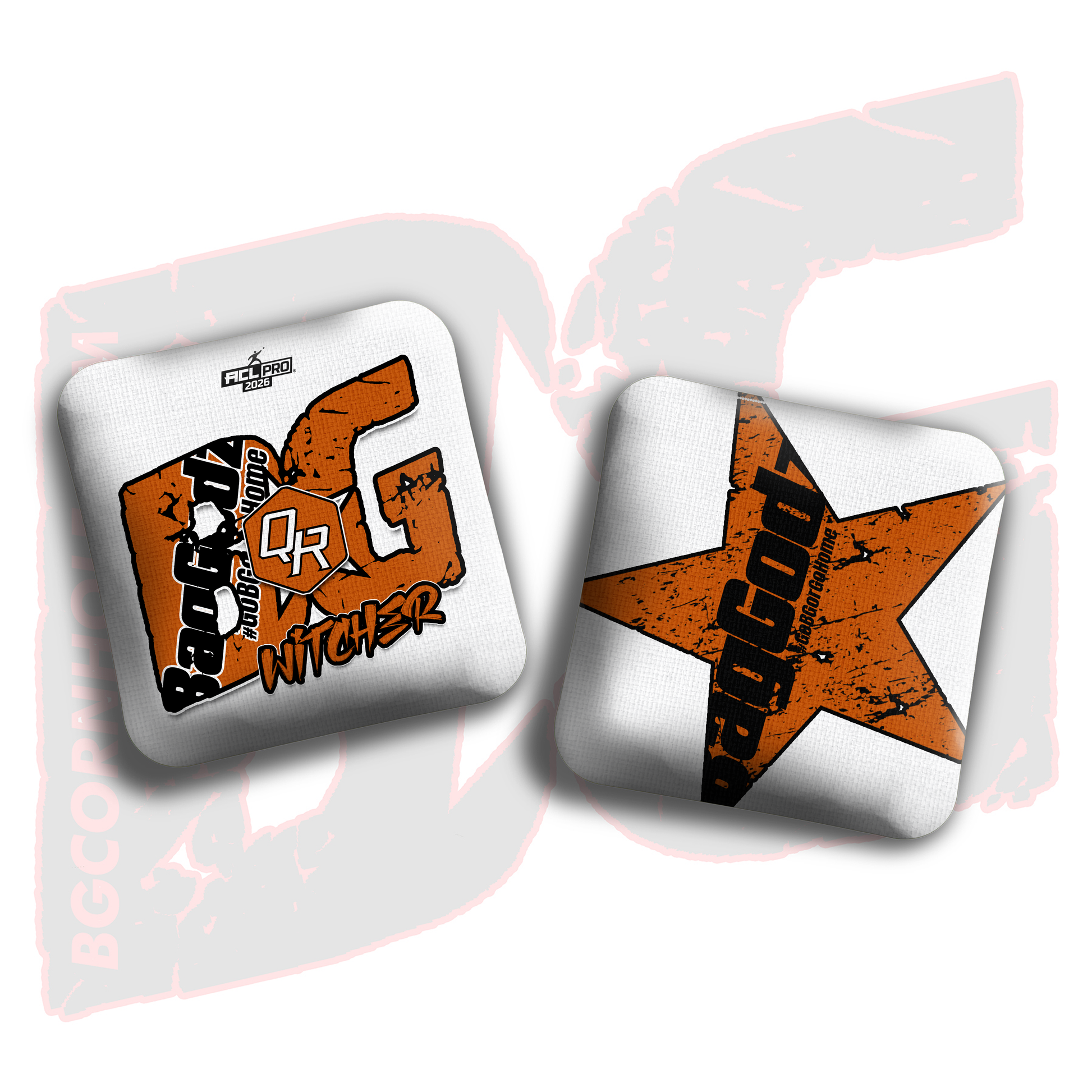 2026 BG Multiple Bag Models  - "Quinn Reeves” - ACL Pro Stamped Cornhole Bags - SET OF 4 BAGS