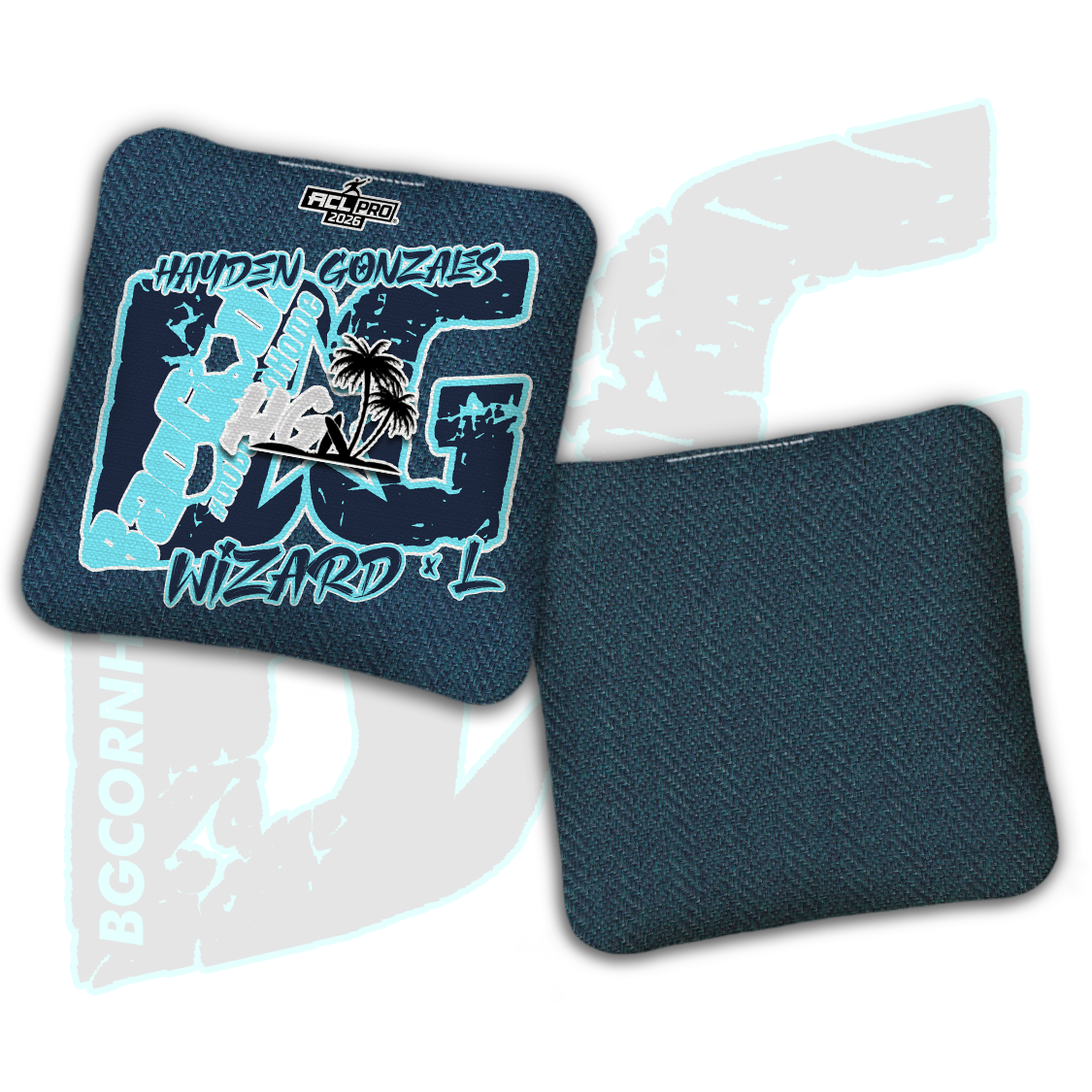 2026 BG Multiple Bag Models  - "Hayden Gonzales” - ACL Pro Stamped Cornhole Bags - SET OF 4 BAGS