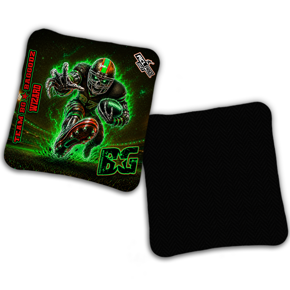 2027 BG Multiple Bag Models "FINAL DRIVE" - ACL Pro Stamped Cornhole Bags - SET OF 4 BAGS