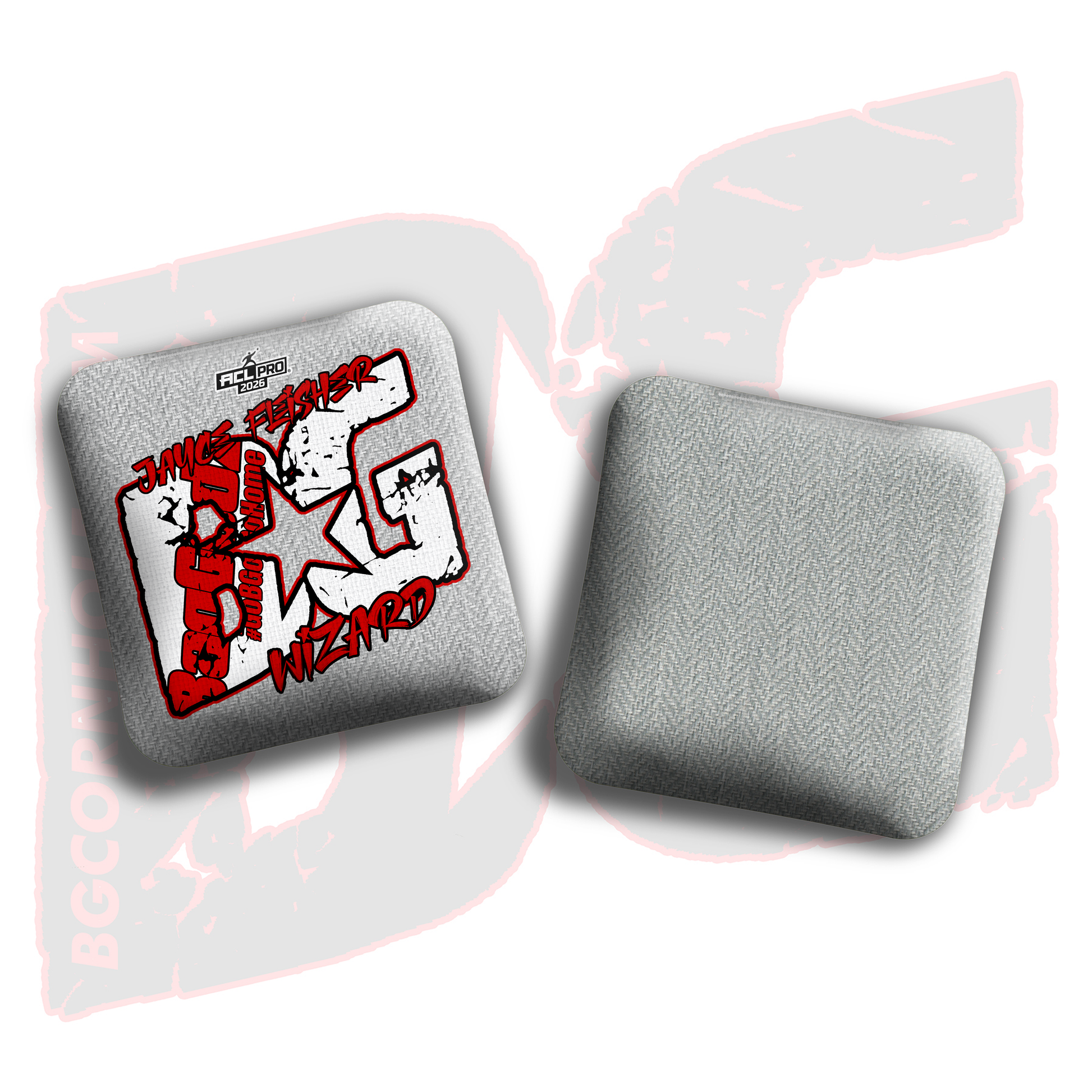 2026 BG Multiple Bag Models  - "Jayce Fleisher” - ACL Pro Stamped Cornhole Bags - SET OF 4 BAGS