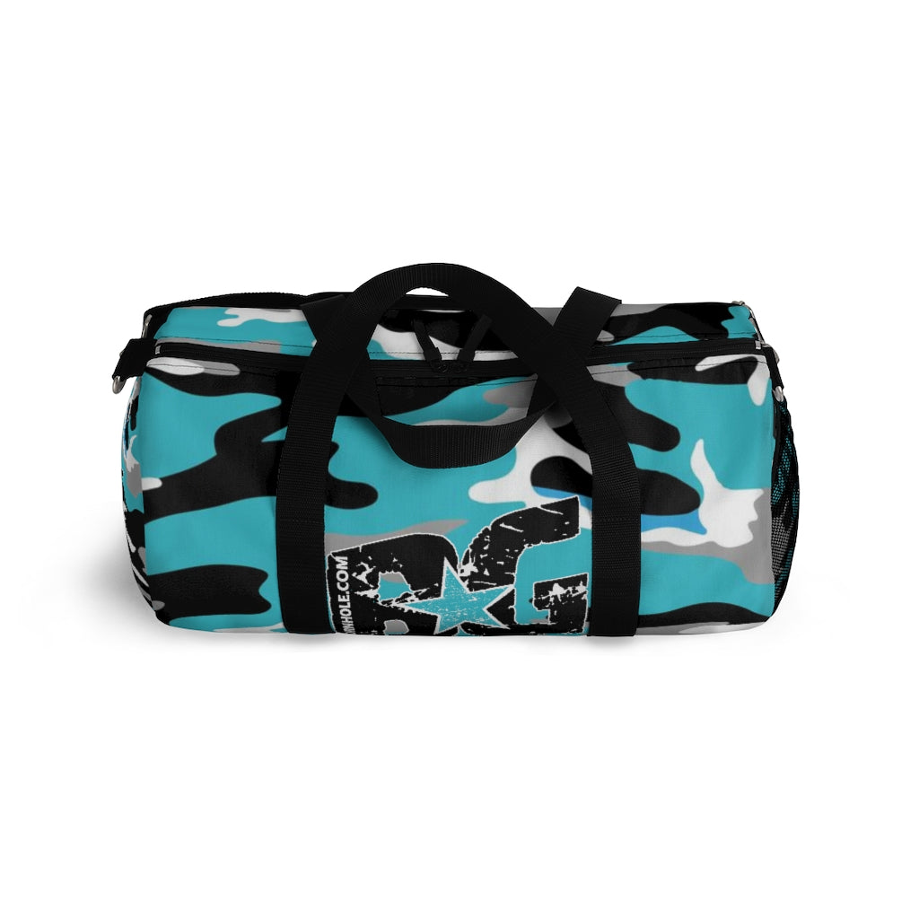 BG Cornhole Blue Camo Duffel Bag