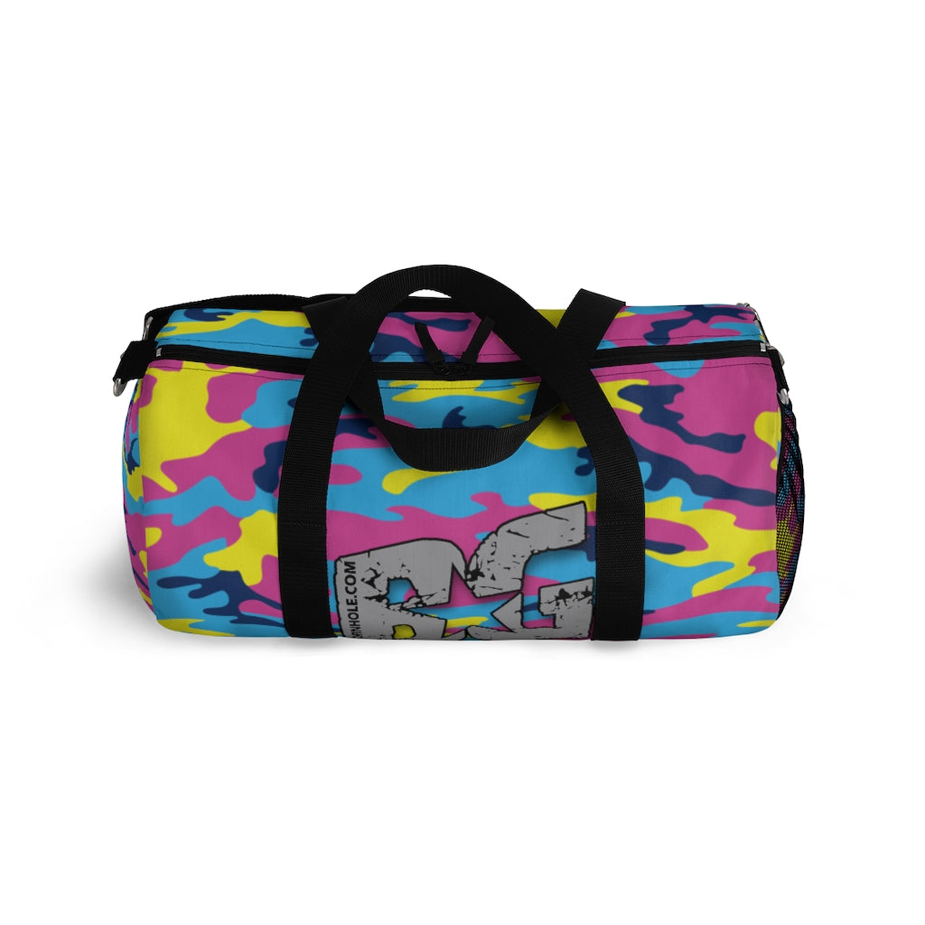 BG Cornhole Bubble Gum Camo Duffel Bag